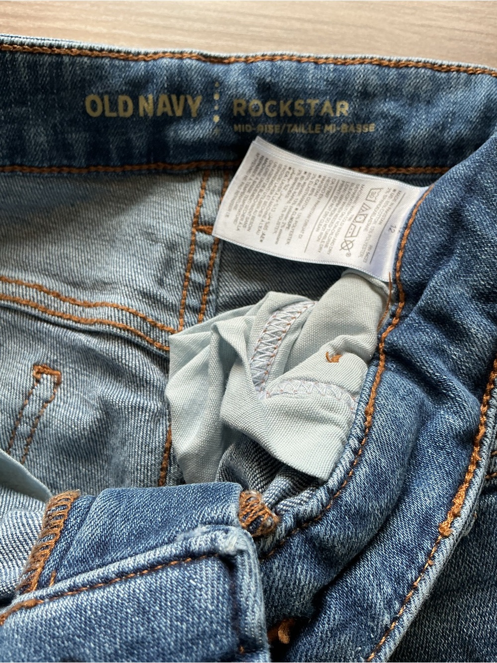Old Navy Dark Blue Skinny Jeans - Picture 3 of 3
